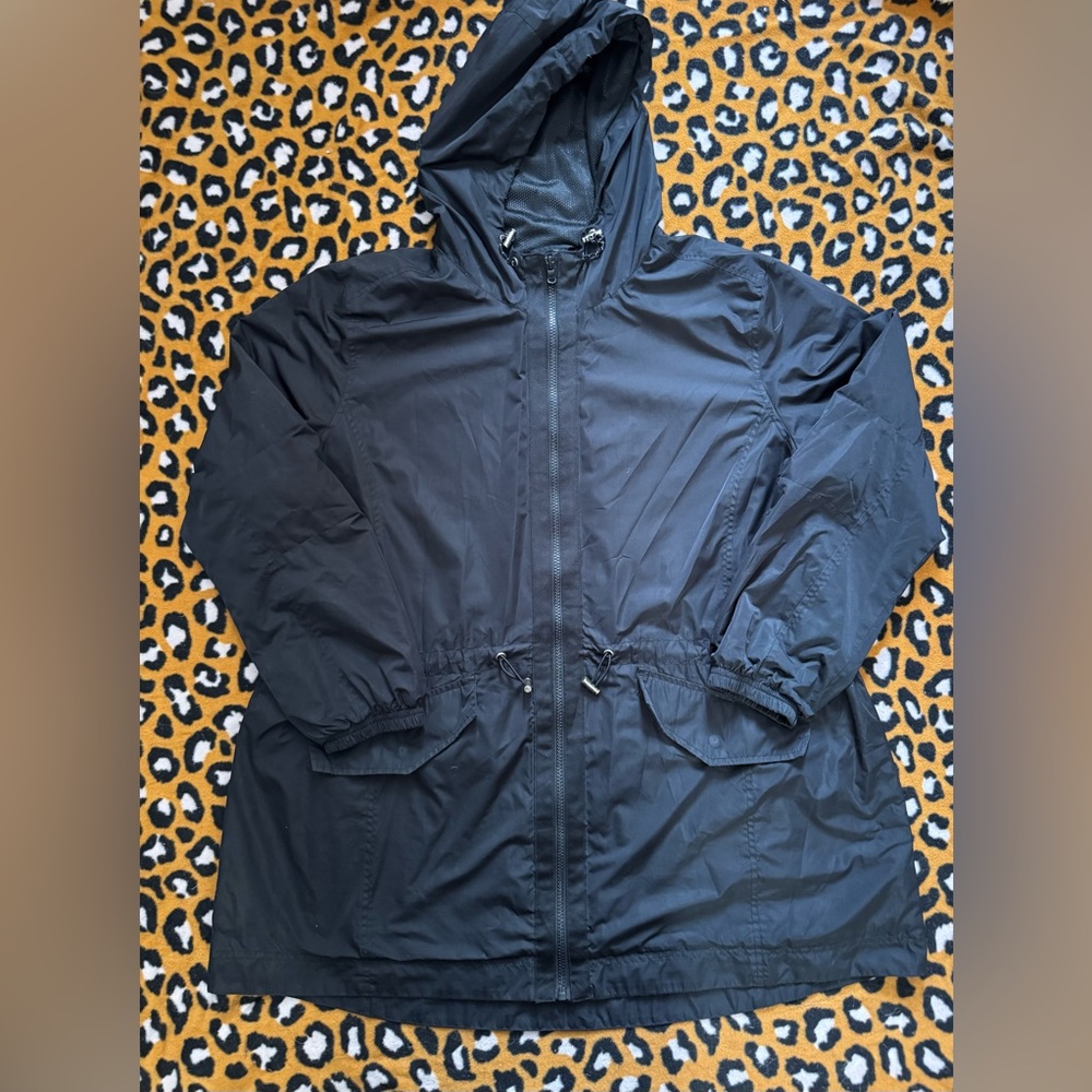 Old Navy Women’s Black Raincoat